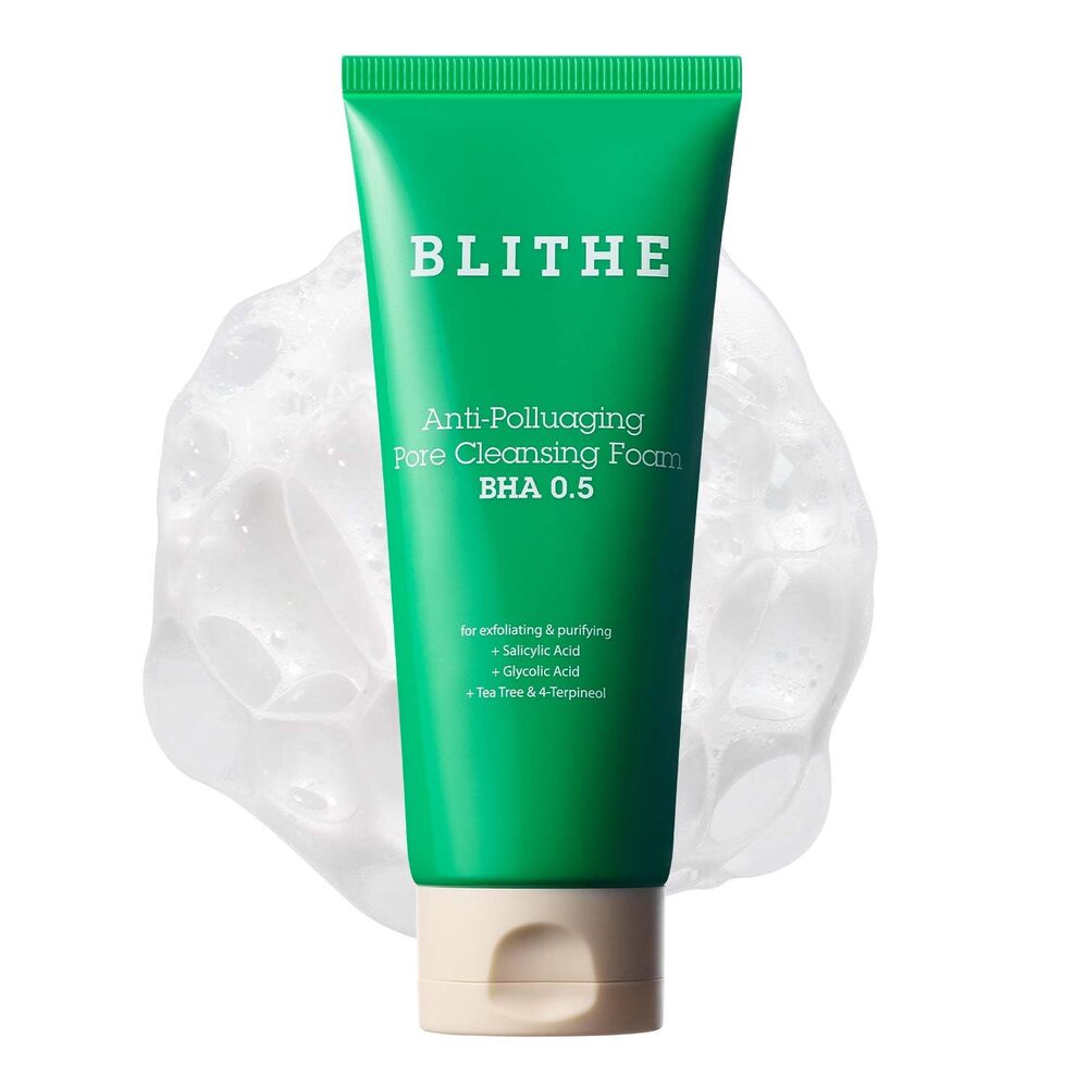 BLITHE AHA BHA Face Cleanser - Deep Pore Minimizer, Exfoliant For Clogged Pores